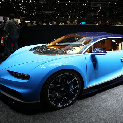 bugatti chiron to race
