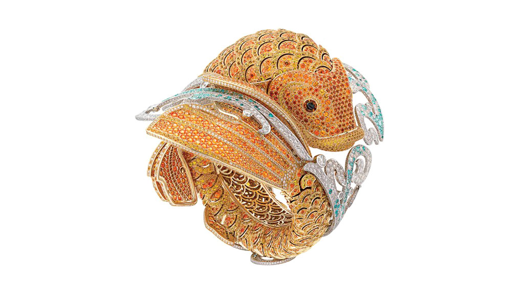 Timekeepers of fantasy: The fish-inspired Carpe Koï watch from Van Cleef and Arpels