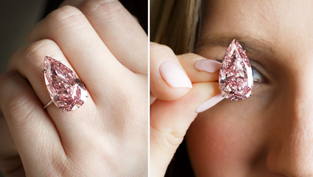 Unique Pink Diamond that went for $31 million