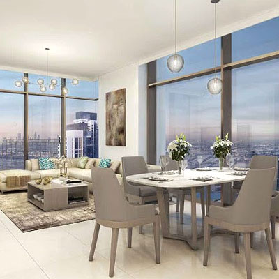 waterfront apartments in Du