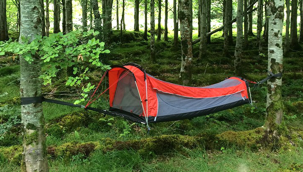 Try out the Crua Tent-Hammock Hybrid, the coolest in camping gear