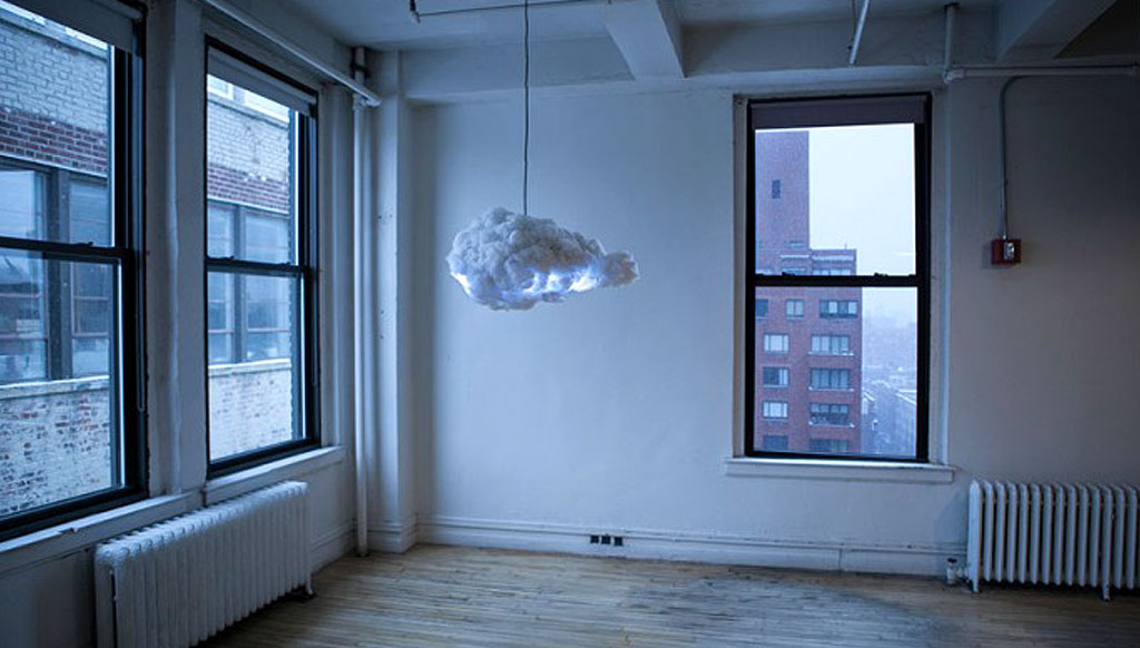 The cloud that brings a thunderstorm inside your room