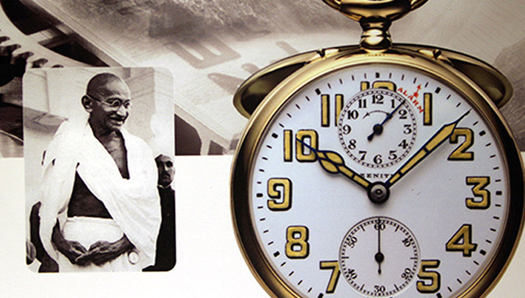 Zenith Watches exhibits antique Gandhian watch