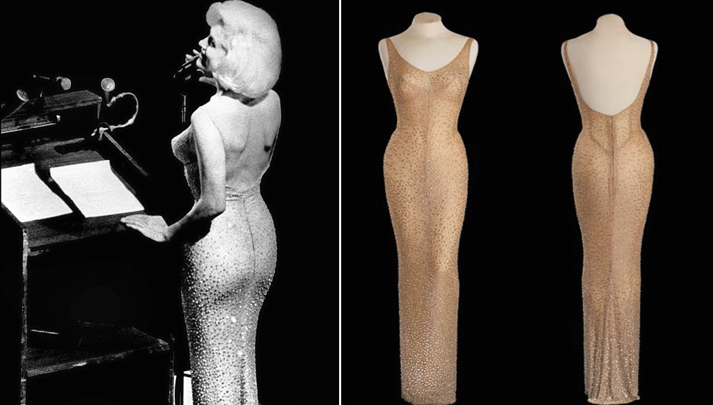 Marilyn Monroe’s iconic ‘skin and beads’ dress for Sale