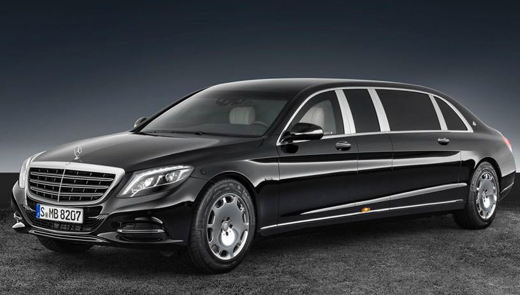 The armored Maybach S600 Pullman: beefed-up luxury