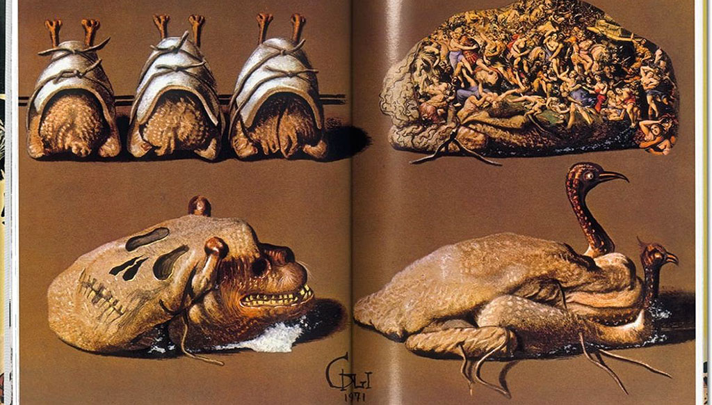 A cult cookery book by Salvador Dali A cult cookery book by Salvador Dali