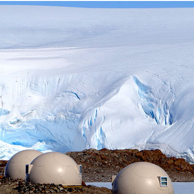 white desert hotel
