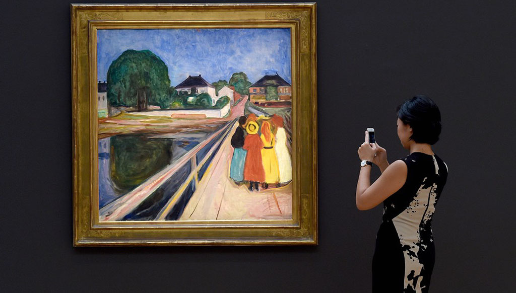 Edward Munch painting auctioned for $54.5 million at Sotheby’s