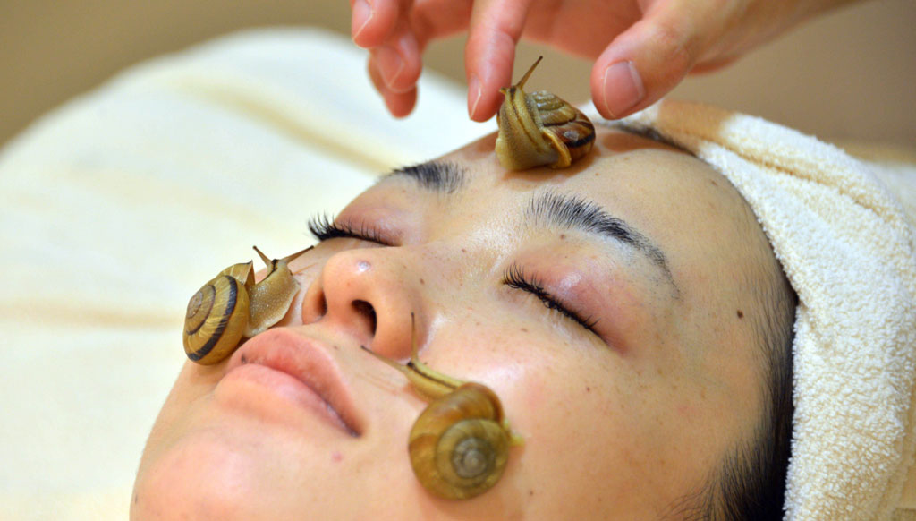 Snail’s the word: exotic facial treatments in Japan