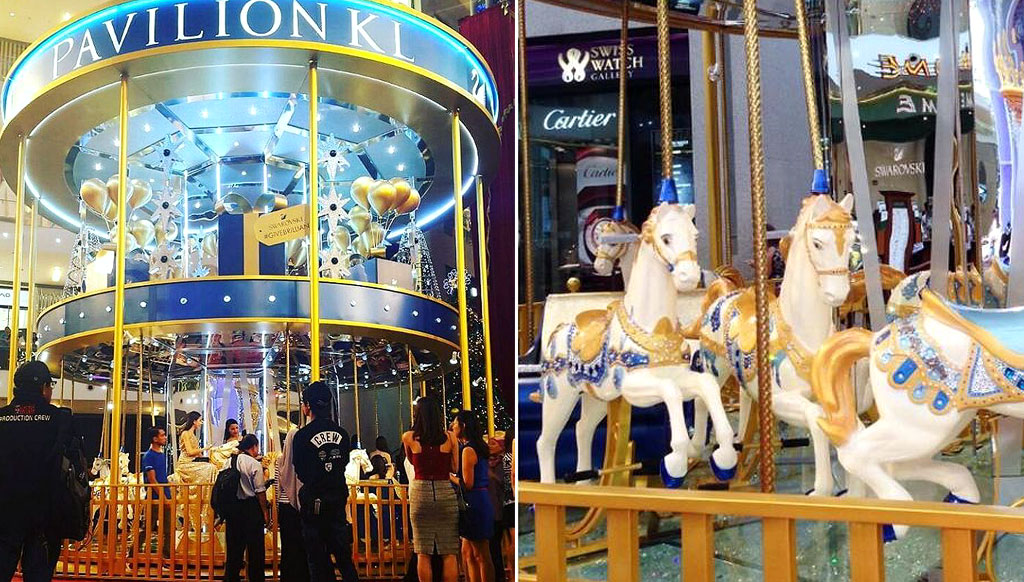 Swarovski gives Kuala Lumpur world’s first crystal-studded merry-go-round
