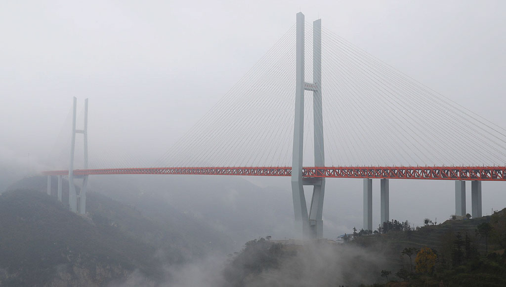 World’s highest bridge opens for commuters in southwest China
