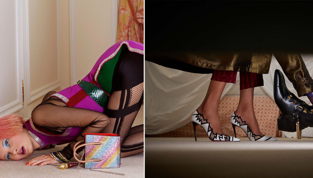 A murder mystery campaign for Christian Louboutin’s spring collection!
