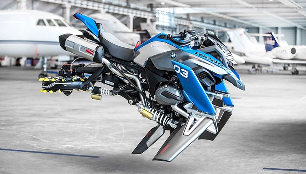BMW, Lego technic together create hover bike co
