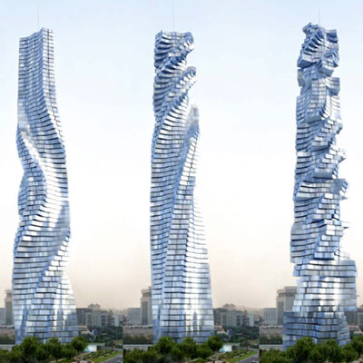 dubai rotating tower