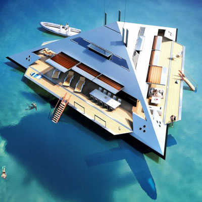 Pyramid super yacht