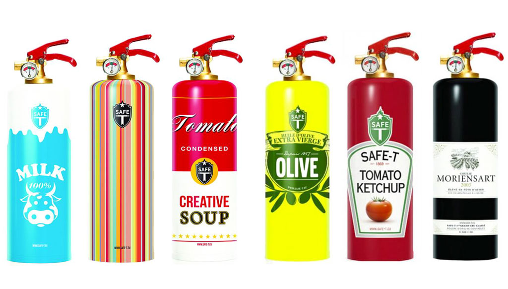 Bizarre Luxe: Designer fire extinguishers!