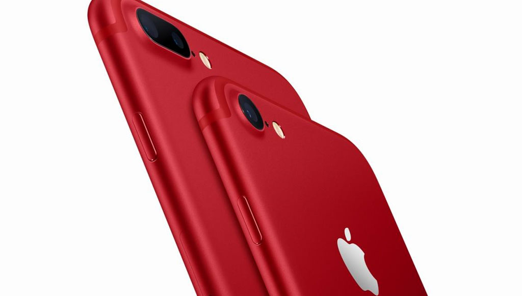 Rosy Red Apple: iPhone 7 and 7 Plus special editions in red