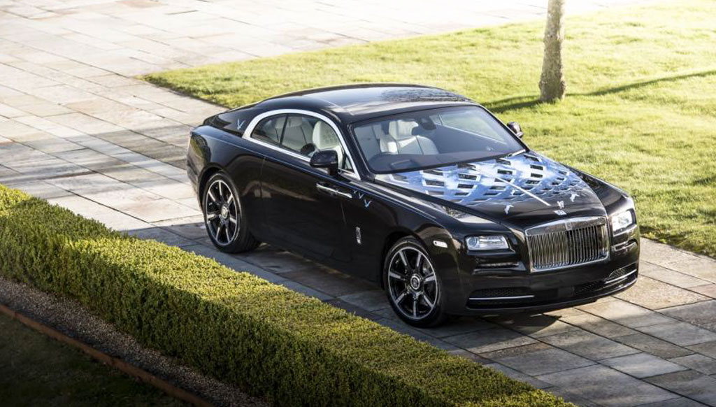 Rolls Royce partners with British Rock legends to create bespoke Wraiths