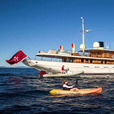 luxury yacht