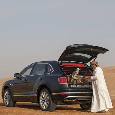 Bentley builds special edition Bentayga for falconry