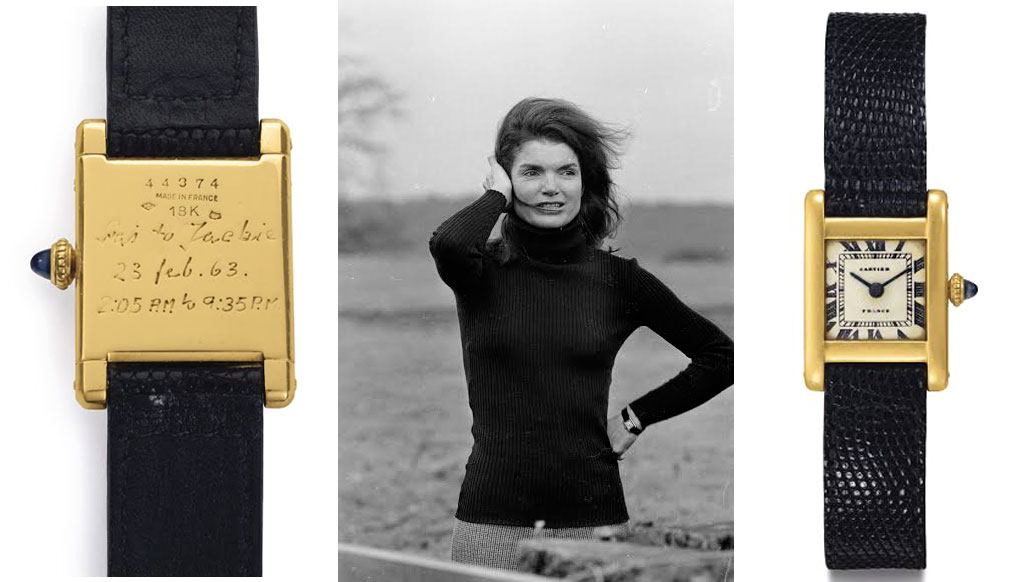 cartier watch jackie kennedy