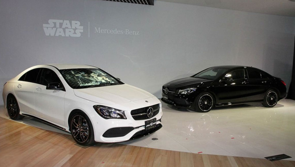 Now, a Star Wars special edition Mercedes CLA!