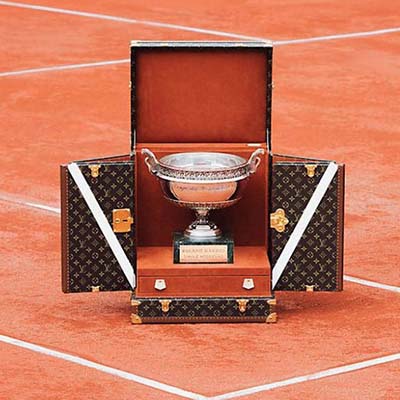Louis Vuitton creates bespoke trophy trunks for French Open 2017