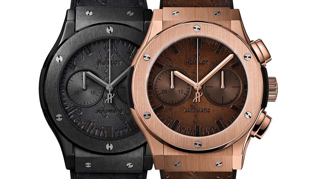 Hublot’s new Fusion Chronograph Berluti Scritto watch