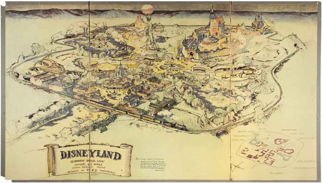 Walt Disney’s hand-drawn map of Disneyland auctioned for $708,000