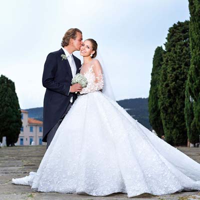 Victoria Swarovski’s Rs 5 crore wedding dress embellished with 500,000 crystals!