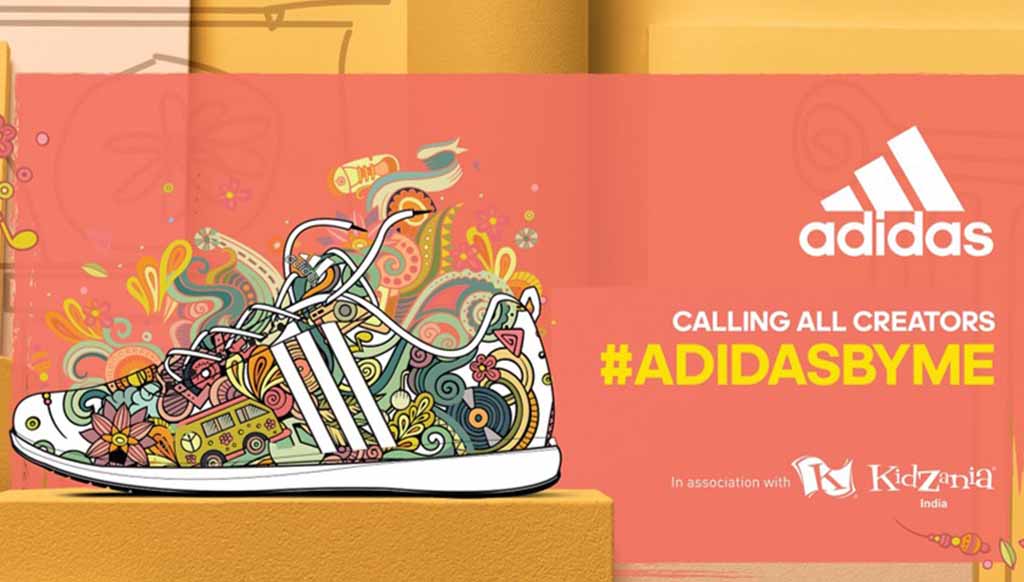 Adidas creative kids with #ADIDASBYME