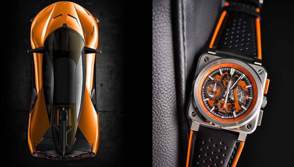 The limited edition Bell & Ross BR 03-94 AeroGT Orange
