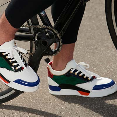 Christian Louboutin creates the Aurelian sneaker for Pitti Immagine Uomo 92nd edition