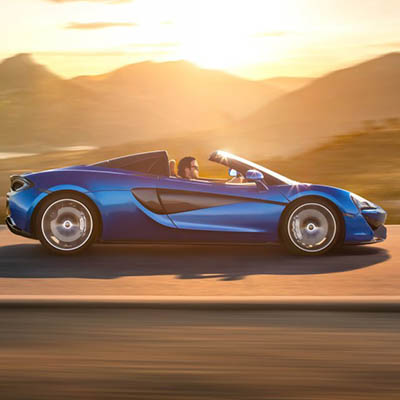 Here stands McLaren’s 570S Spider—topless and stunning