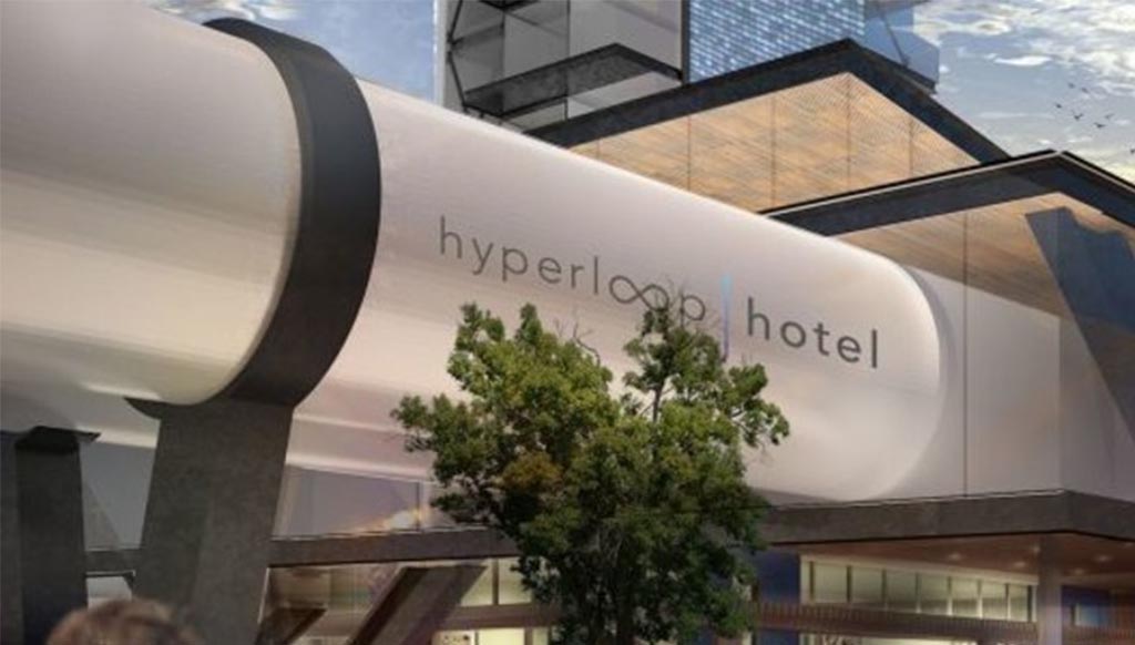 The $130million ‘Hyperloop Hotel’ lets you switch cities sitting in your suite!