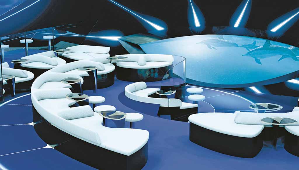 Check out the world’s first underwater Blue Eye lounge for cruise ship Check out the world’s first underwater Blue Eye lounge for cruise ship
