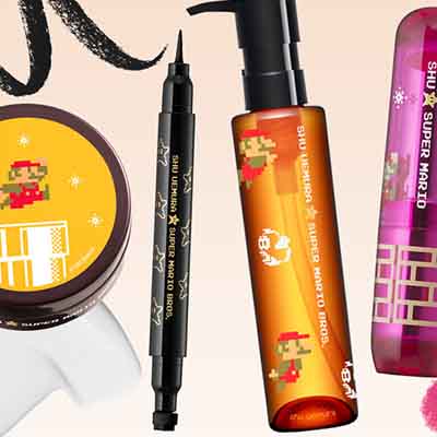Shu Uemera and Nintendo’s Super Mario inspired cosmetic collection!
