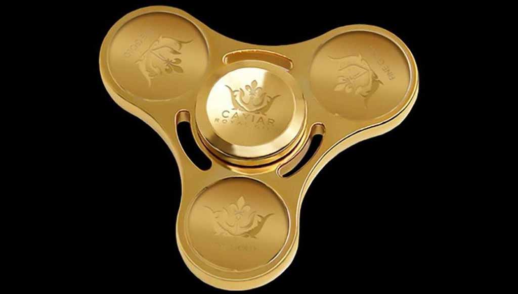 And now, the world’s most expensive fidget spinner made of gold