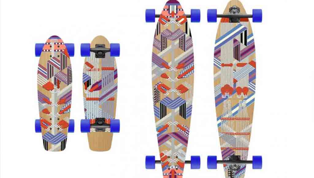 Ultra luxury $2900 skateboards from Hermes