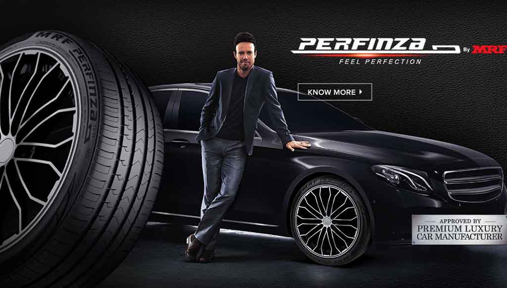 MRF launches new luxury tyre range Perfinza