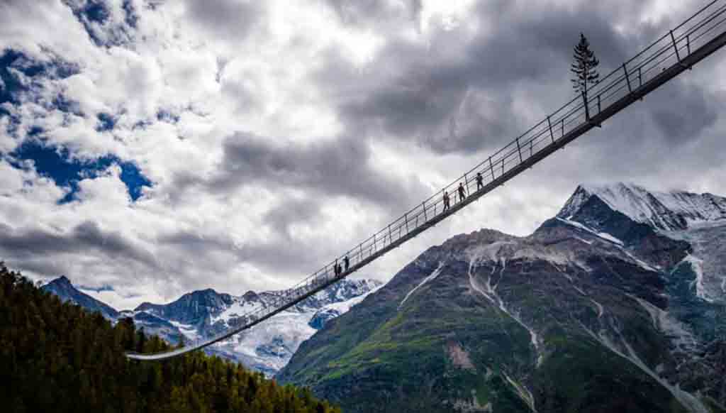 World’s longest pedestrian bridge opens in Switzerland