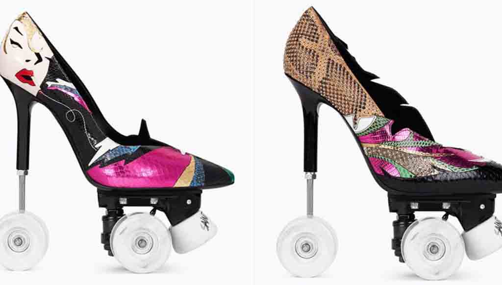 Fancy a pair of Stilleto Roller Skates from Yves Saint Laurent?