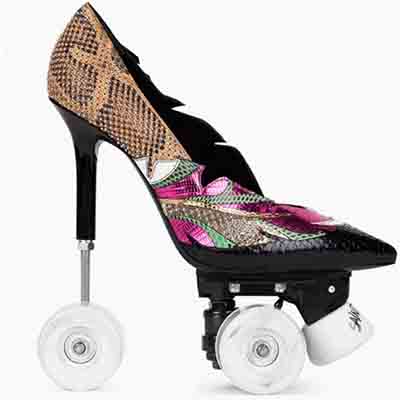 Fancy a pair of Stilleto Roller Skates from Yves Saint Laurent?