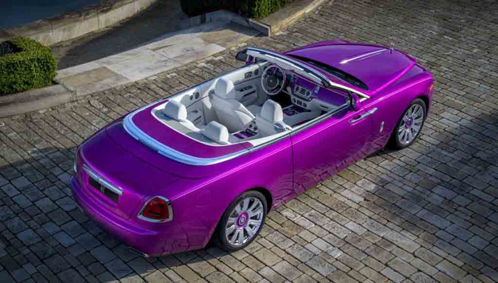 And now, the Rolls Royce ‘Dawn in Fuxia’