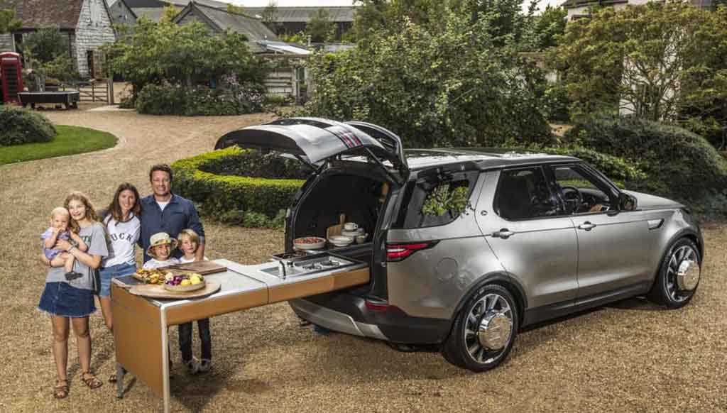 Jamie Oliver’s Kitchen-On-Wheels Land Rover