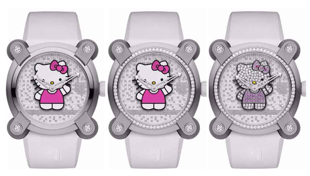 Limited edition: Hello Kitty themed watches from RJ Romain Jerome
