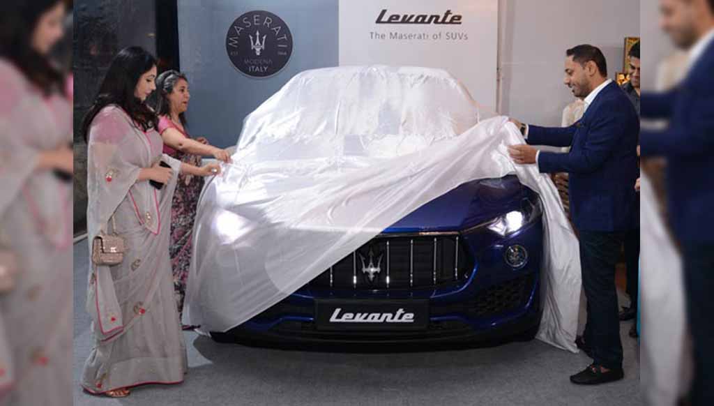 Maserati offers sneak peek of first ever Levante SUV in Delhi