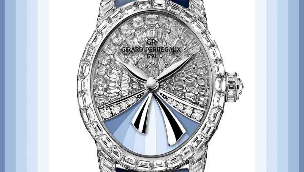 Cat’s Eye La Fenice: diamond studded watch from Girard-Perregaux