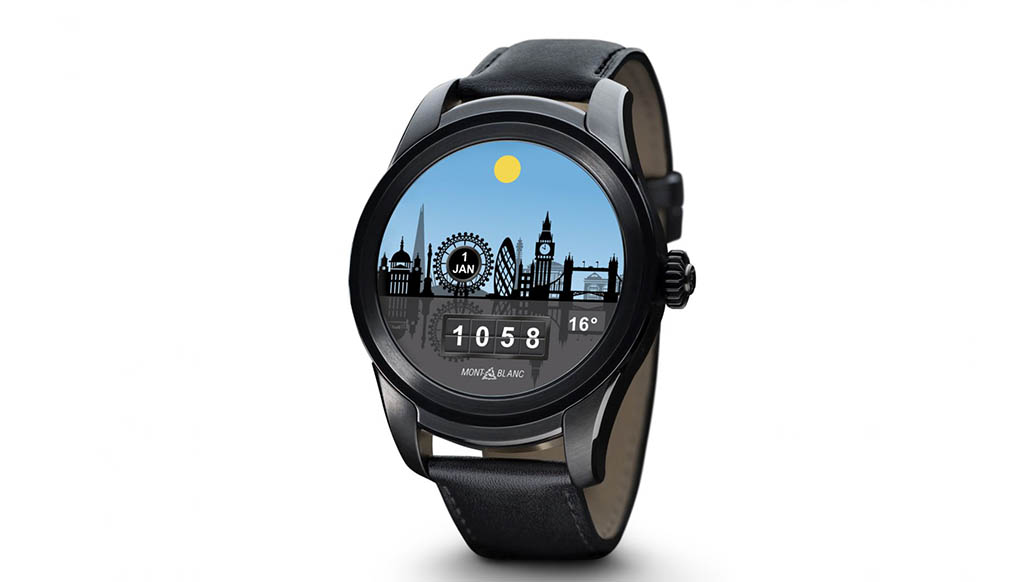 Montblanc creates London Skyline inspired face for Summit smartwatch