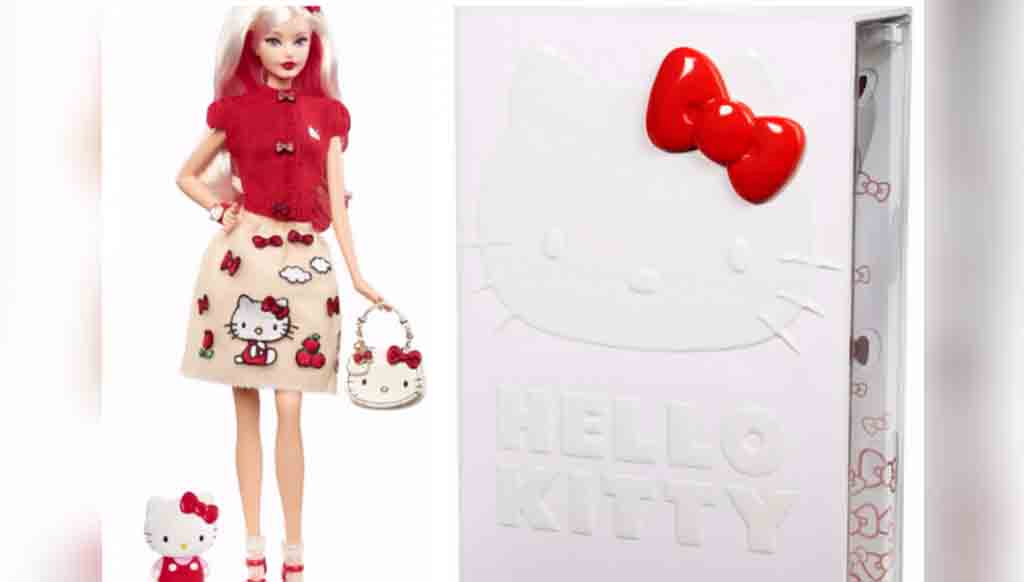 Collector’s joy: Hello-Kitty themed Barbie Doll
